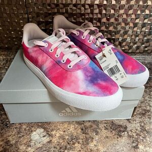 Adidas Vulcraid3r Womens Sz 11 Tie Dye Skate Shoes Skateboarding Sneakers New
